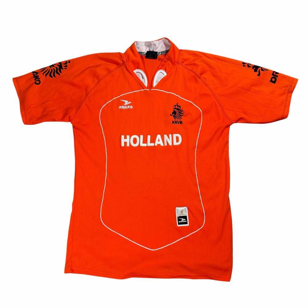 Mens Drako Netherlands KNVB Soccer Jersey - Vintage Holland Shirt Medium